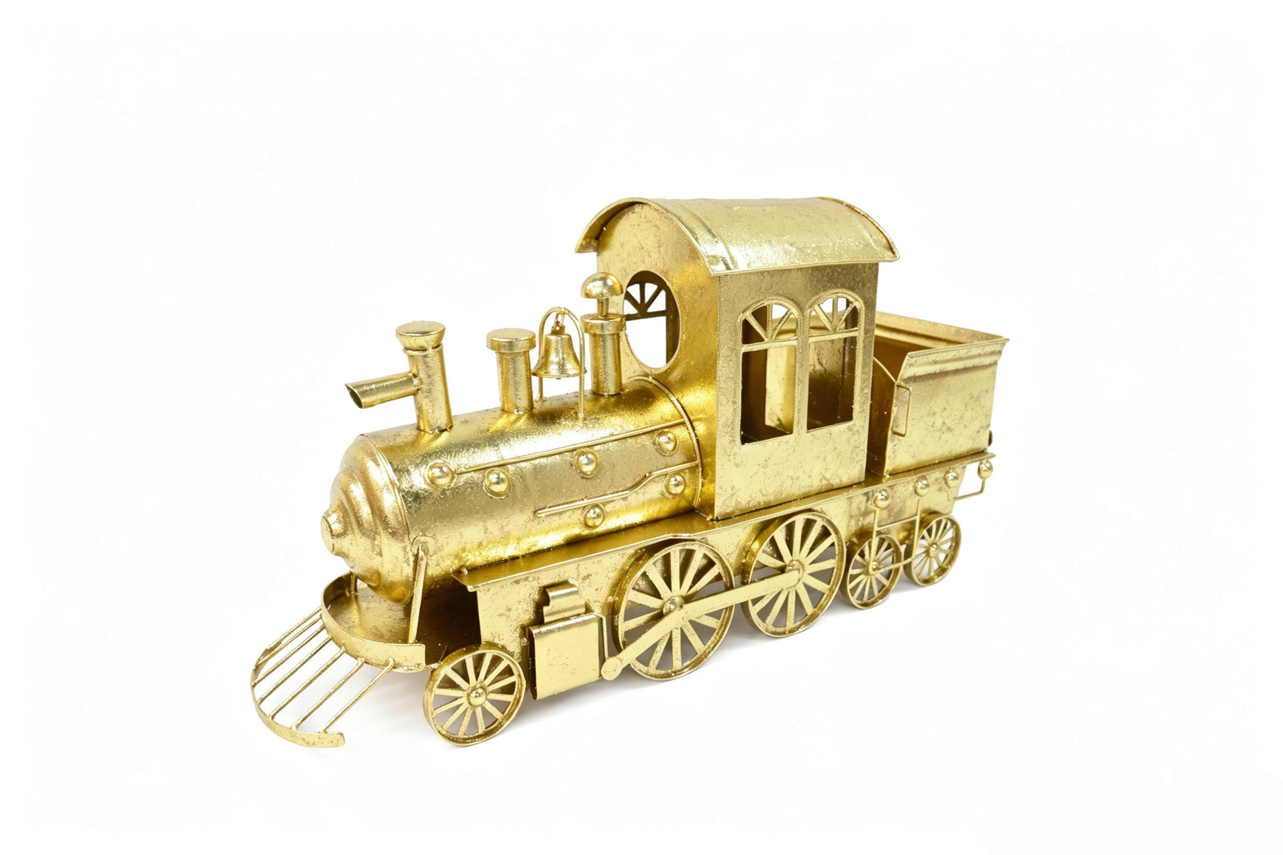 X-Mas Dekozug Gold 18.5x33x62 cm