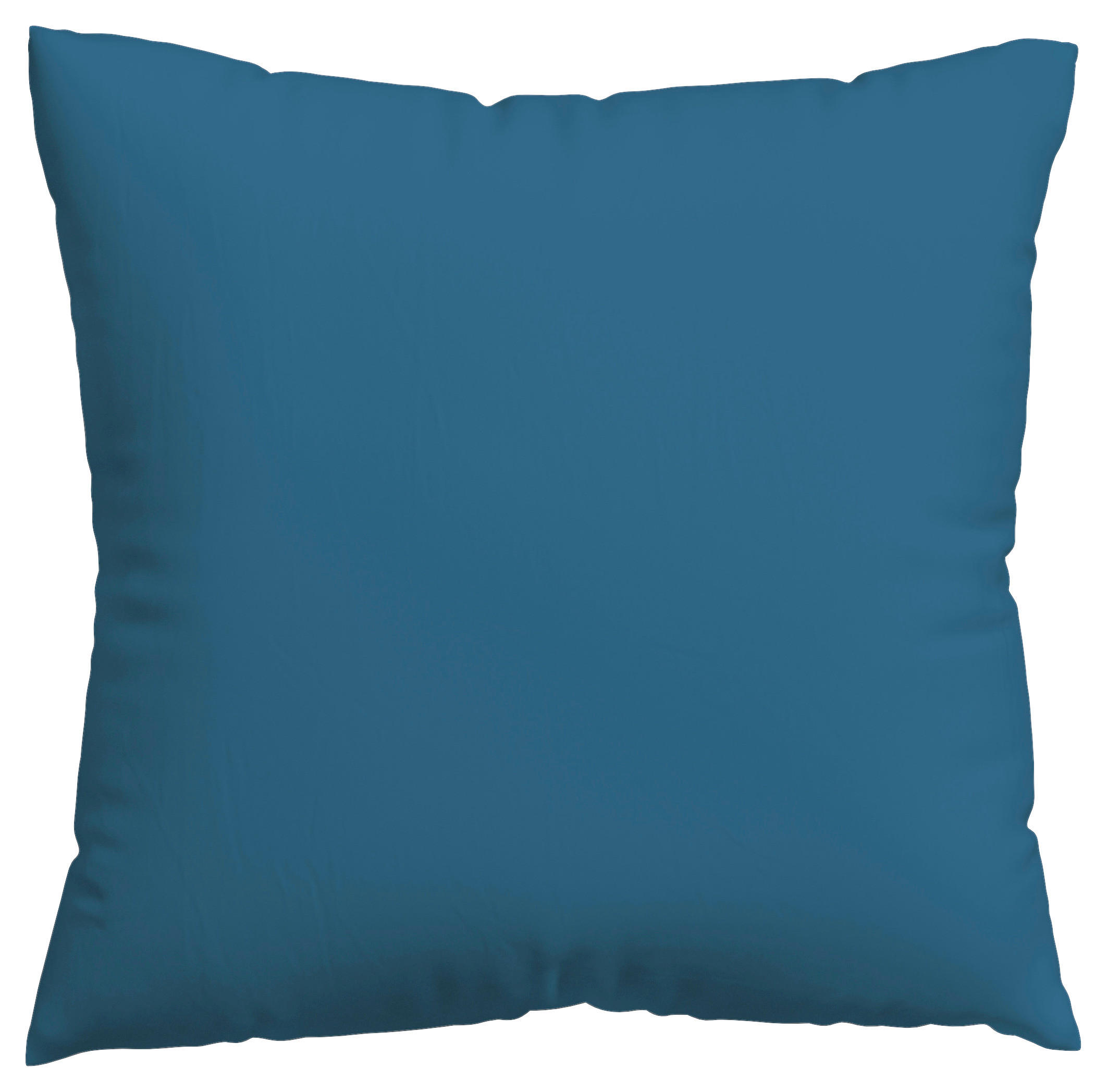 KISSENHÜLLE EASY JERSEY 40/40 cm  - Blau, Basics, Textil (40/40cm) - Schlafgut