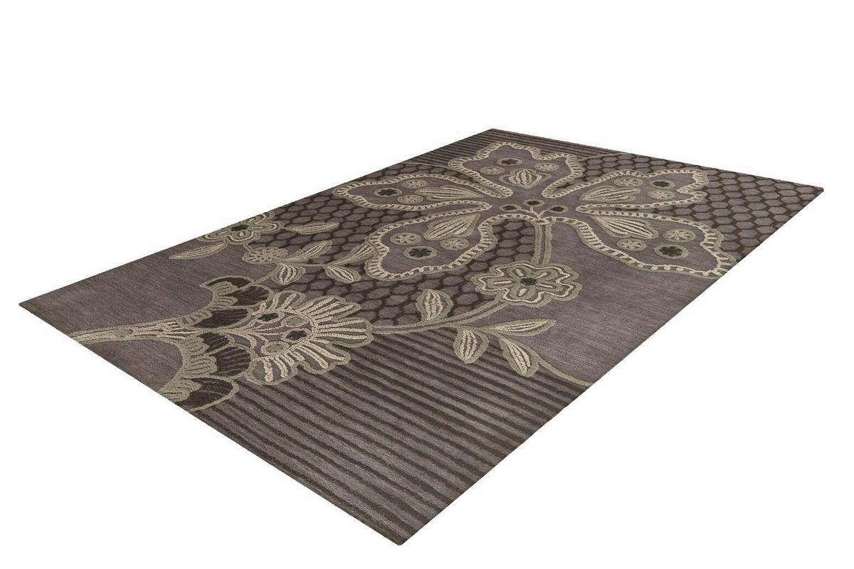 FLACHWEBETEPPICH  Wohnzimmer 120/180 cm Braun, Beige rechteckig  - Beige/Braun, Basics, Textil (120/180cm) - Kayoom