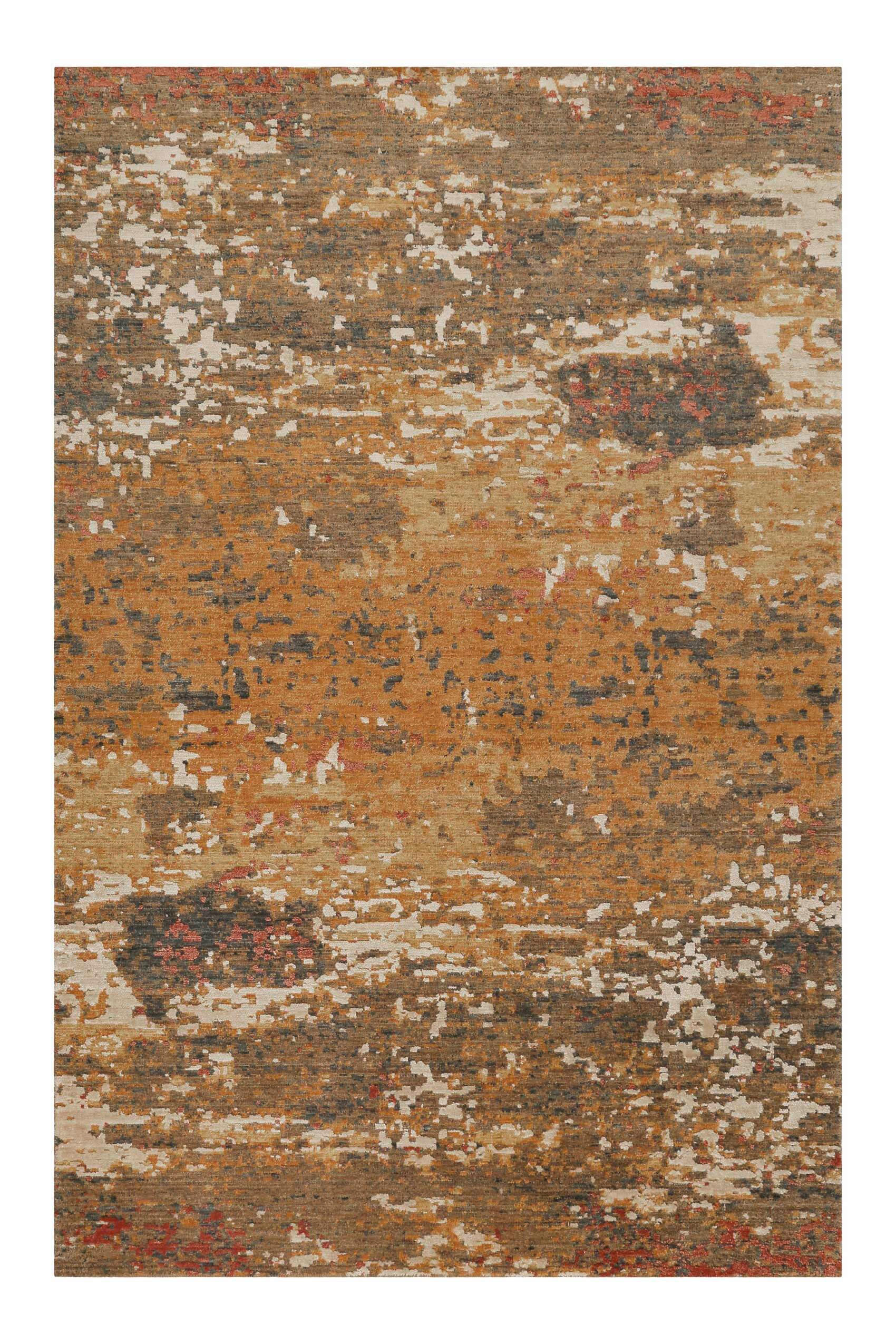Esprit Flachwebeteppich East Village Braun, Beige 170x240 cm
