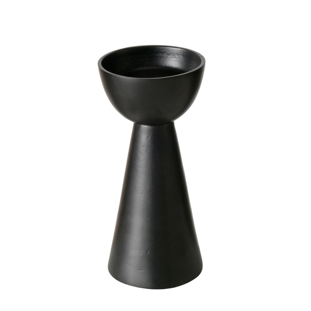 KERZENHALTER-SET - Schwarz, Basics, Metall (9/19cm) - Boltze Home