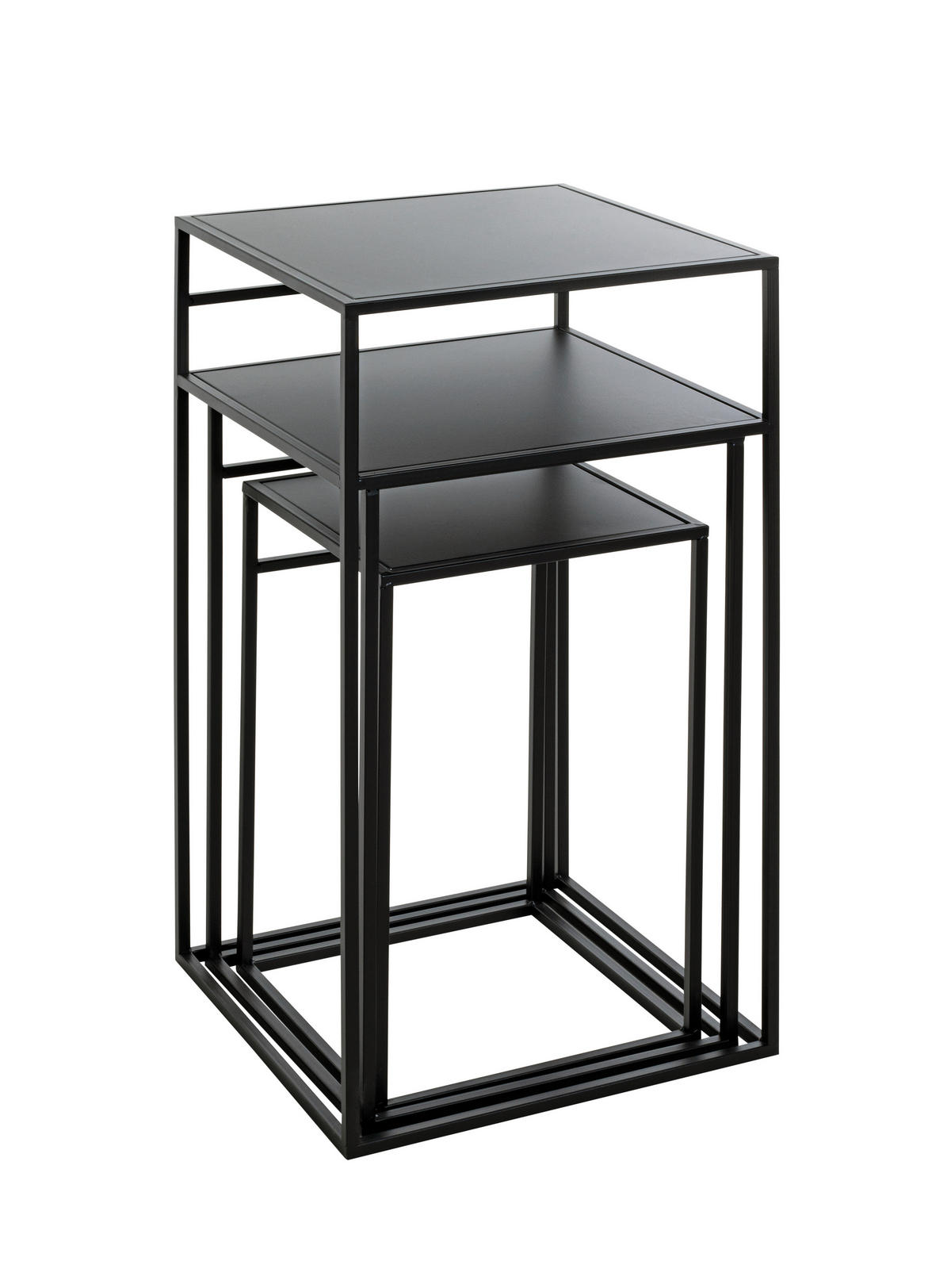SET STOČIĆA   - crna, Moderno, metal (26/30/34/42/50/64/26/30/34cm) - Carryhome