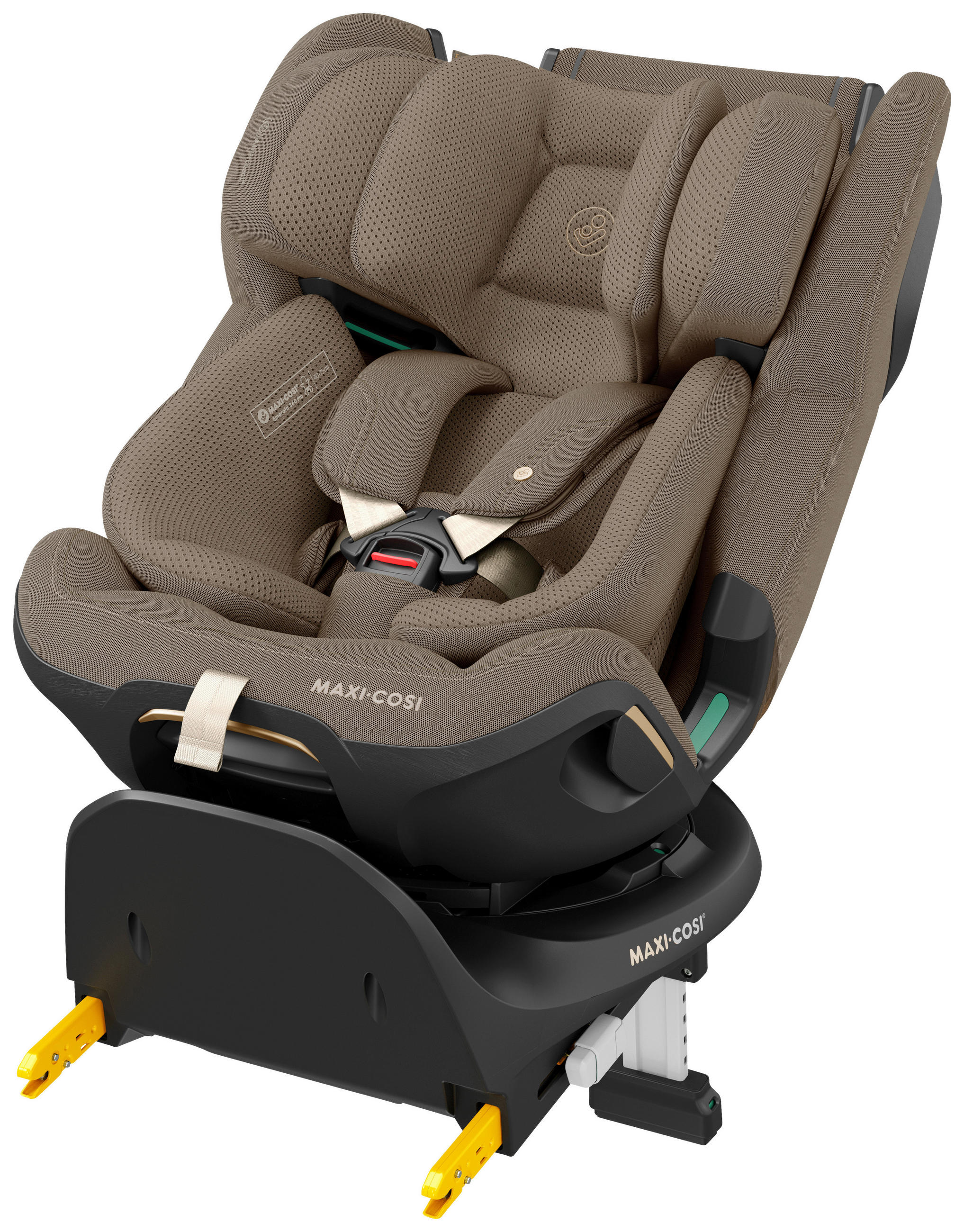 REBOARDER-KINDERSITZ Emerald 360 Pro  - Graubraun, Basics, Kunststoff/Textil (43/65/58cm) - Maxi-Cosi