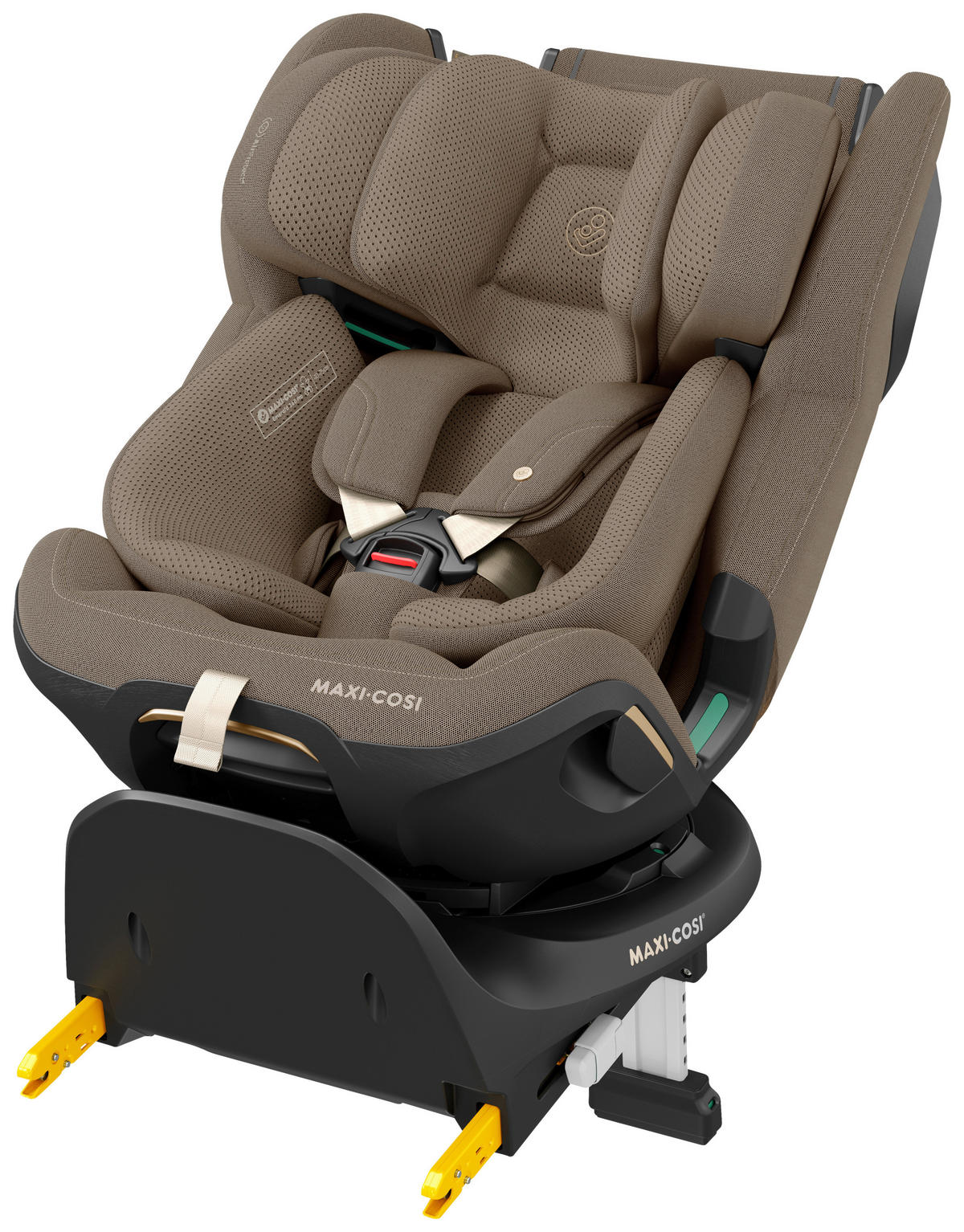 REBOARDER-KINDERSITZ Emerald 360 Pro  - Graubraun, Basics, Kunststoff/Textil (43/65/58cm) - Maxi-Cosi