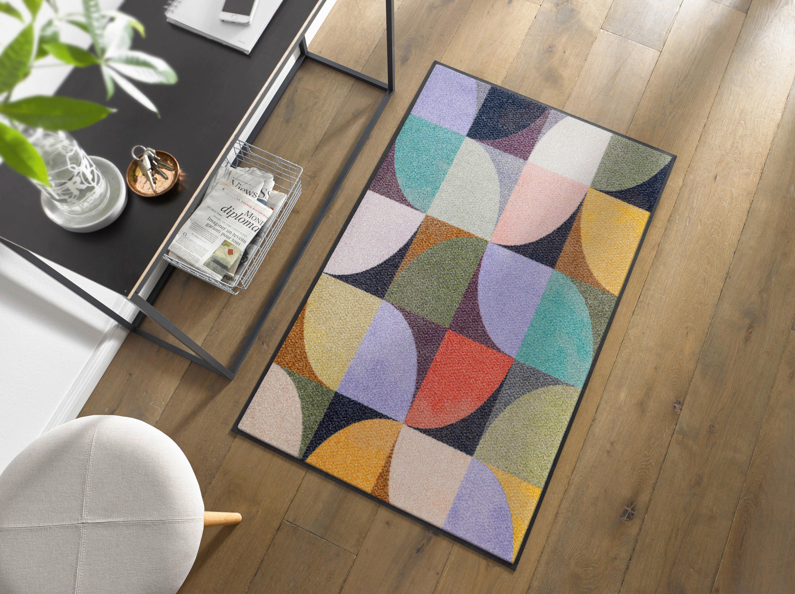 DVEŘNÍ ROHOŽKA, 75/120 cm, vícebarevná - vícebarevná, Konvenční, textil/plast (75/120cm) - Esposa