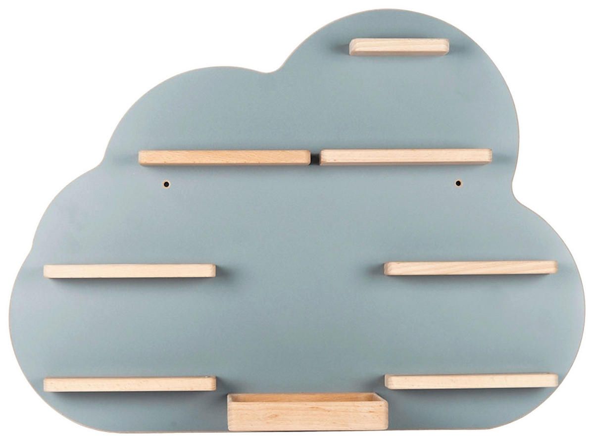 KINDERREGAL  - Grau, Modern, Holzwerkstoff (55/40/19cm) - MID.YOU