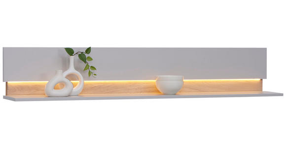 WANDBOARD  180/30/24 cm  - Eichefarben/Grau, Design, Holz/Holzwerkstoff (180/30/24cm) - Dieter Knoll