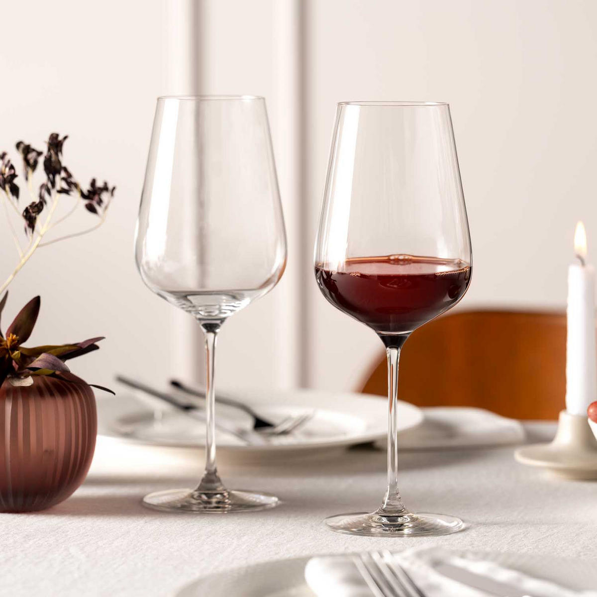 GLÄSERSET Brunelli 6-teilig  - Klar, LIFESTYLE, Glas (740ml) - Leonardo