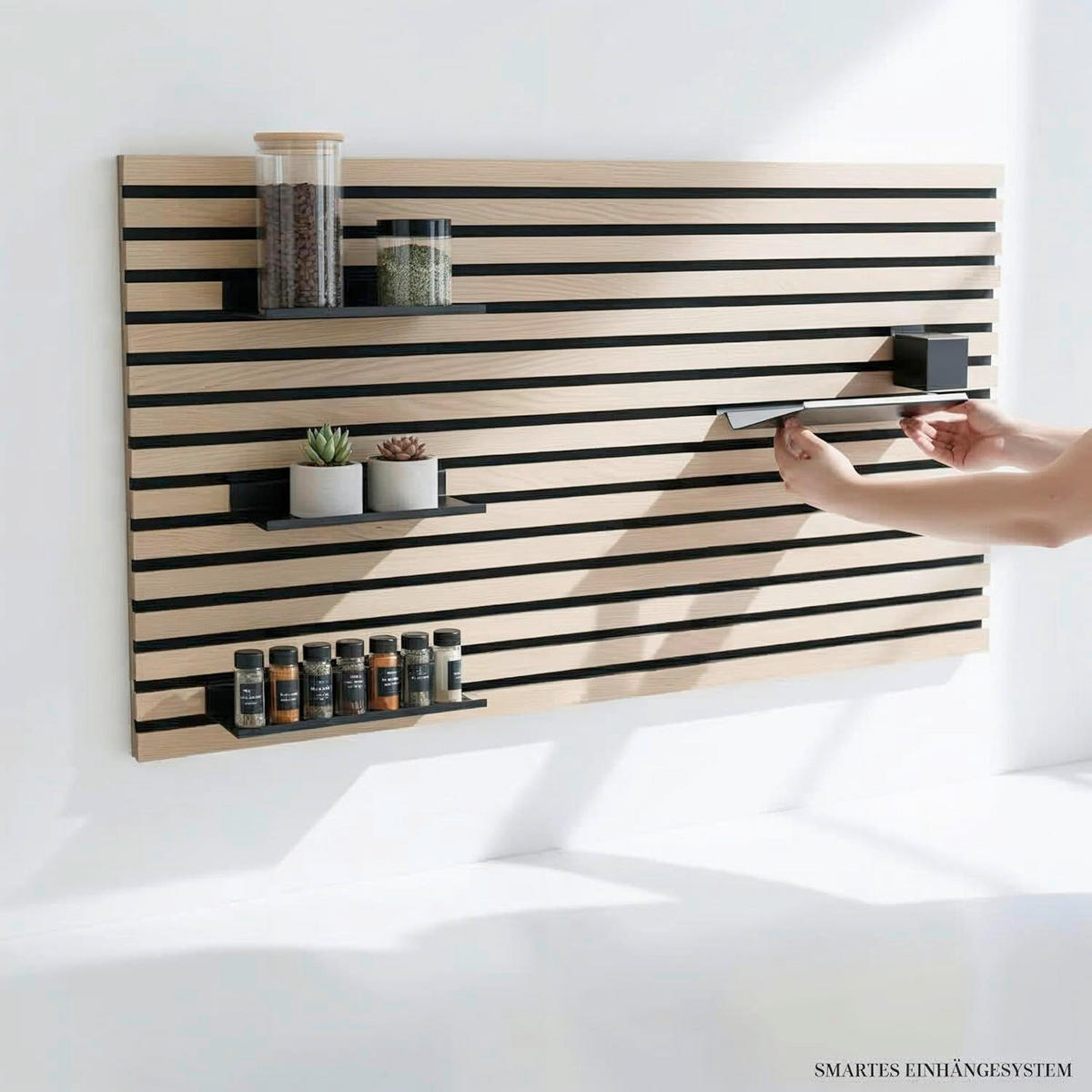 AKUSTIKPANEEL  - Schwarz, Basics, Metall (20/13,5/1,6cm)