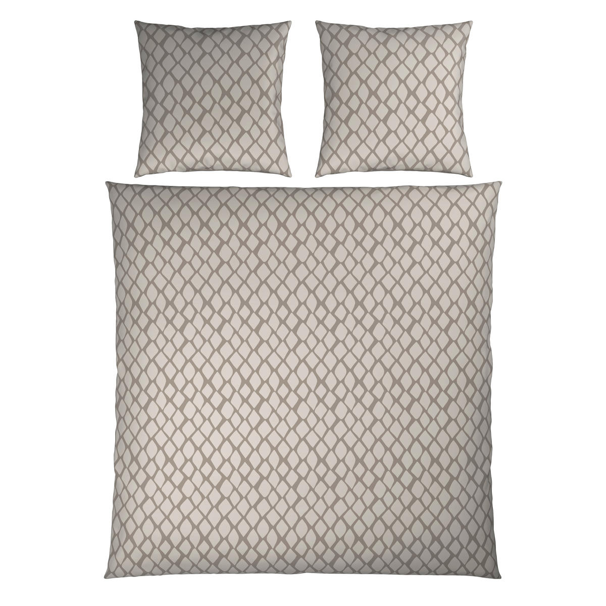 WENDEBETTWÄSCHE STRIPES DK Satin 200/200 cm  - Silberfarben, Design, Textil (200/200cm) - Dieter Knoll