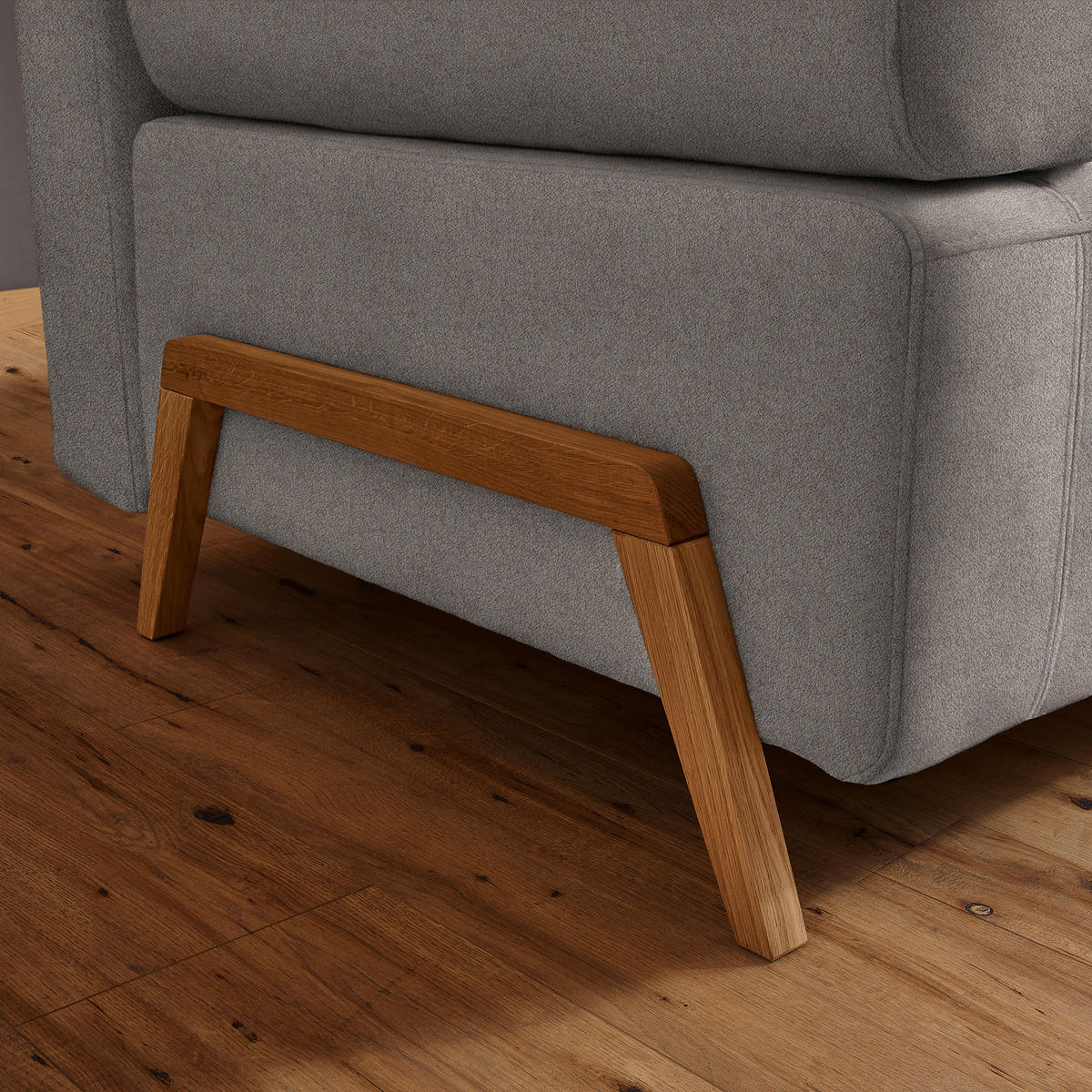 SCHLAFSOFA in Textil Greige  - Greige/Naturfarben, Design, Holz/Textil (211/88/102cm) - Niels Andersson