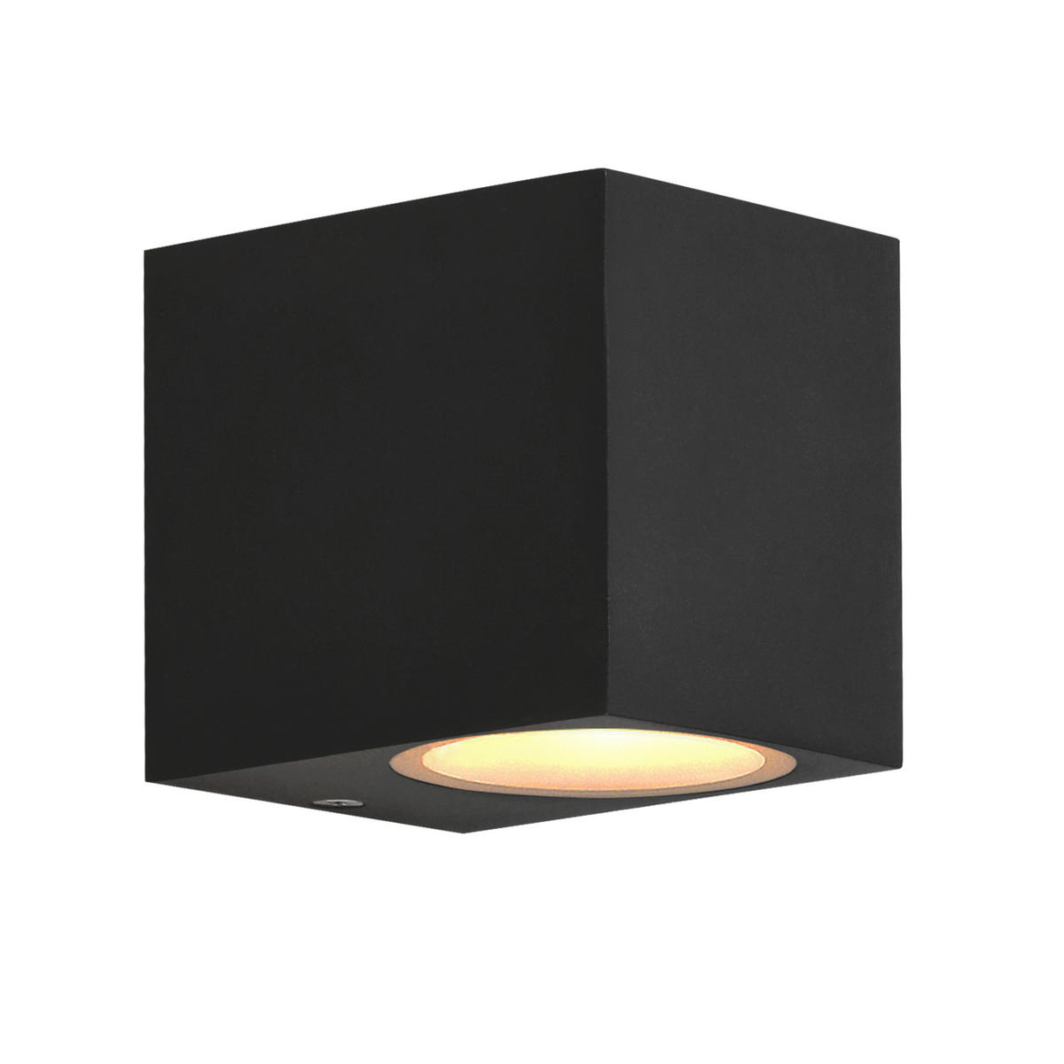 VÄGGLAMPA FÖR UTOMHUS - svart, Design, metall (6.5/9/8cm)