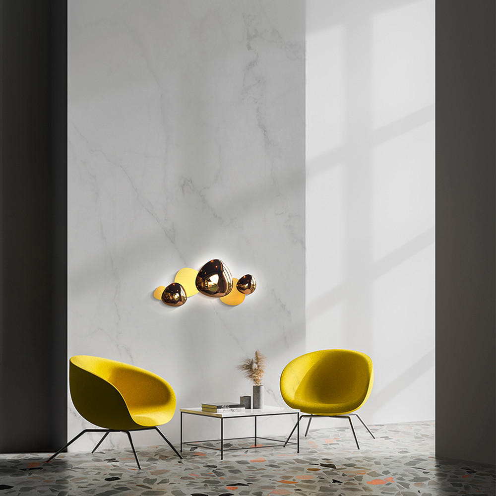 WANDLEUCHTE Modern   - Goldfarben, Trend, Metall (37,1/79/7,4cm) - MAYTONI