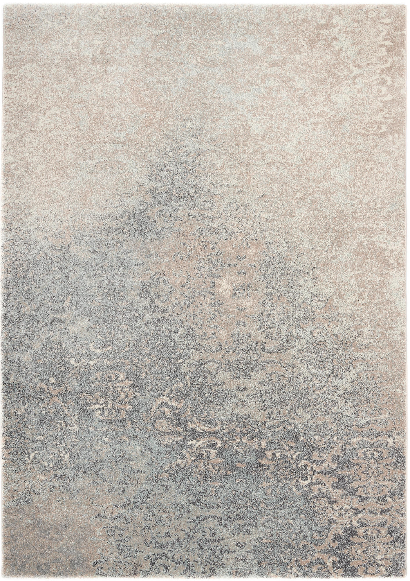 Novel Vintage-Teppich Palermo Braun, Türkis 80x150 cm