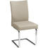SCHWINGSTUHL in Leder, Metall Chromfarben, Creme - Chromfarben/Creme, Design, Leder/Metall (47/95/59cm) - Novel SCHWINGSTUHL in Leder, Metall Chromfarben, Creme - Chromfarben/Creme, Design, Leder/Metall (47/95/59cm) - Novel