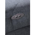 ECKSOFA  in Flachgewebe Dunkelgrau  300/205 cm  - Dunkelgrau/Schwarz, KONVENTIONELL, Textil/Metall (300/205cm) - Carryhome