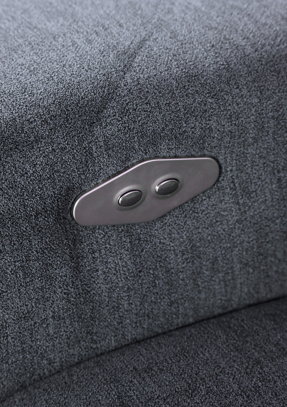 ECKSOFA Dunkelgrau Flachgewebe  - Dunkelgrau/Schwarz, KONVENTIONELL, Textil/Metall (300/205cm) - Carryhome