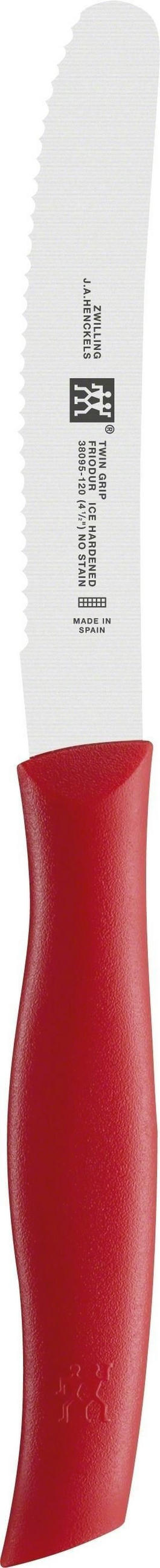 UNIVERSALMESSER  - Edelstahlfarben/Rot, Basics, Kunststoff/Metall - Zwilling