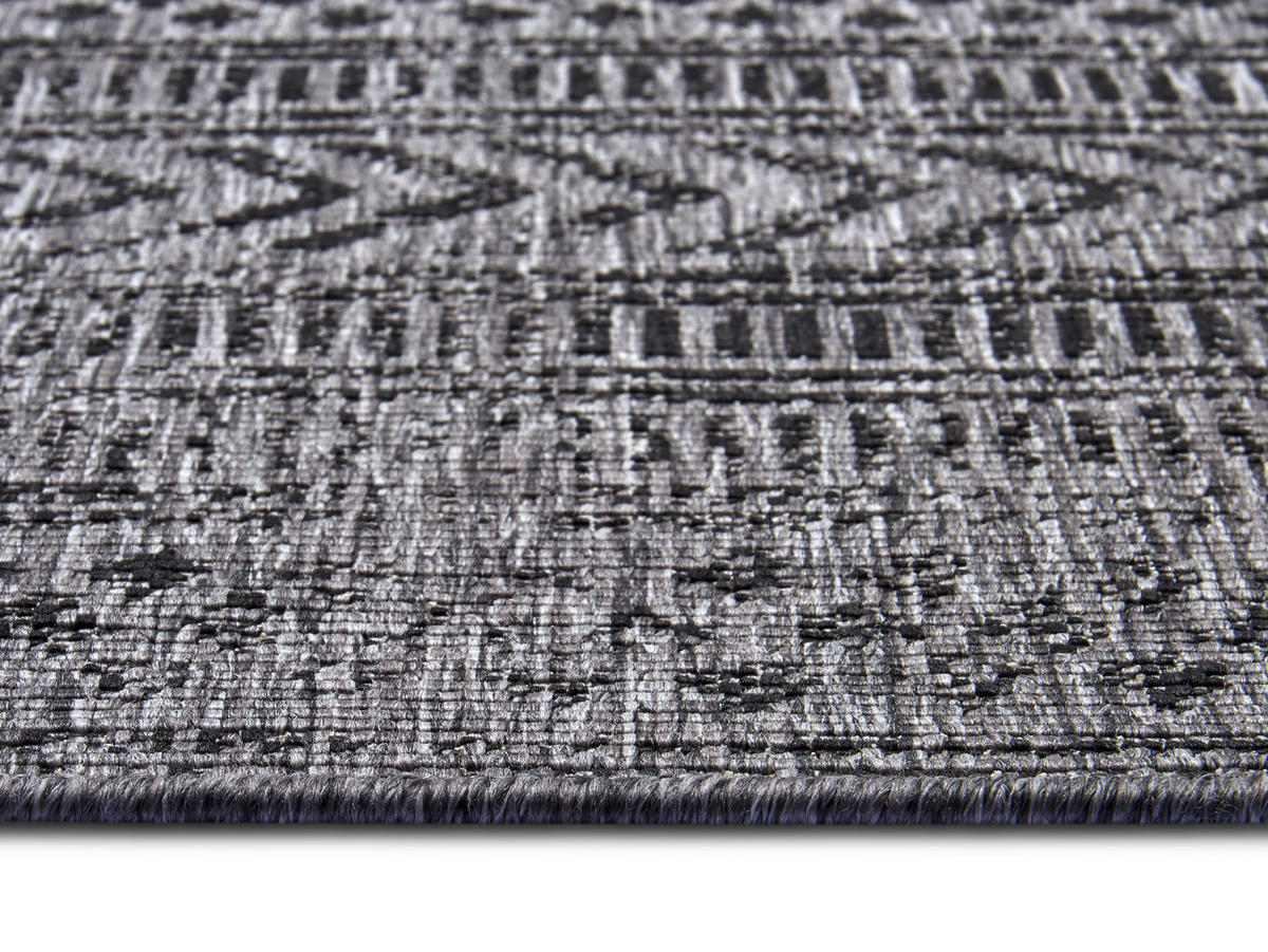 LÄUFER 80/350 cm Twin Supreme  - Schwarz/Grau, Design, Kunststoff (80/350cm)