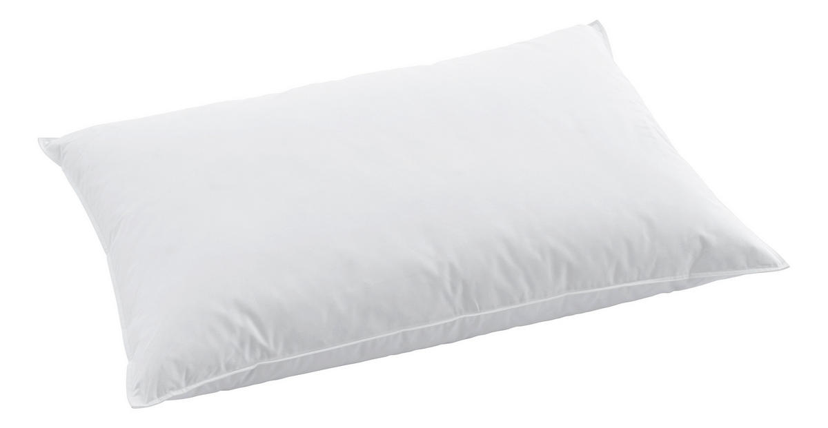 3-KAMMER-KISSEN 65/100 cm  - Weiss, Basics, Textil (65/100cm) - Billerbeck