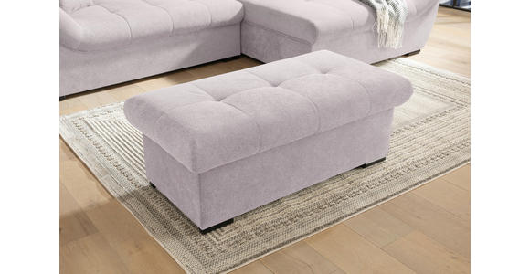 HOCKERBANK SALSA -EXKLUSIV- - Beige/Schwarz, Design, Kunststoff/Textil (108/42/54cm) - Xora