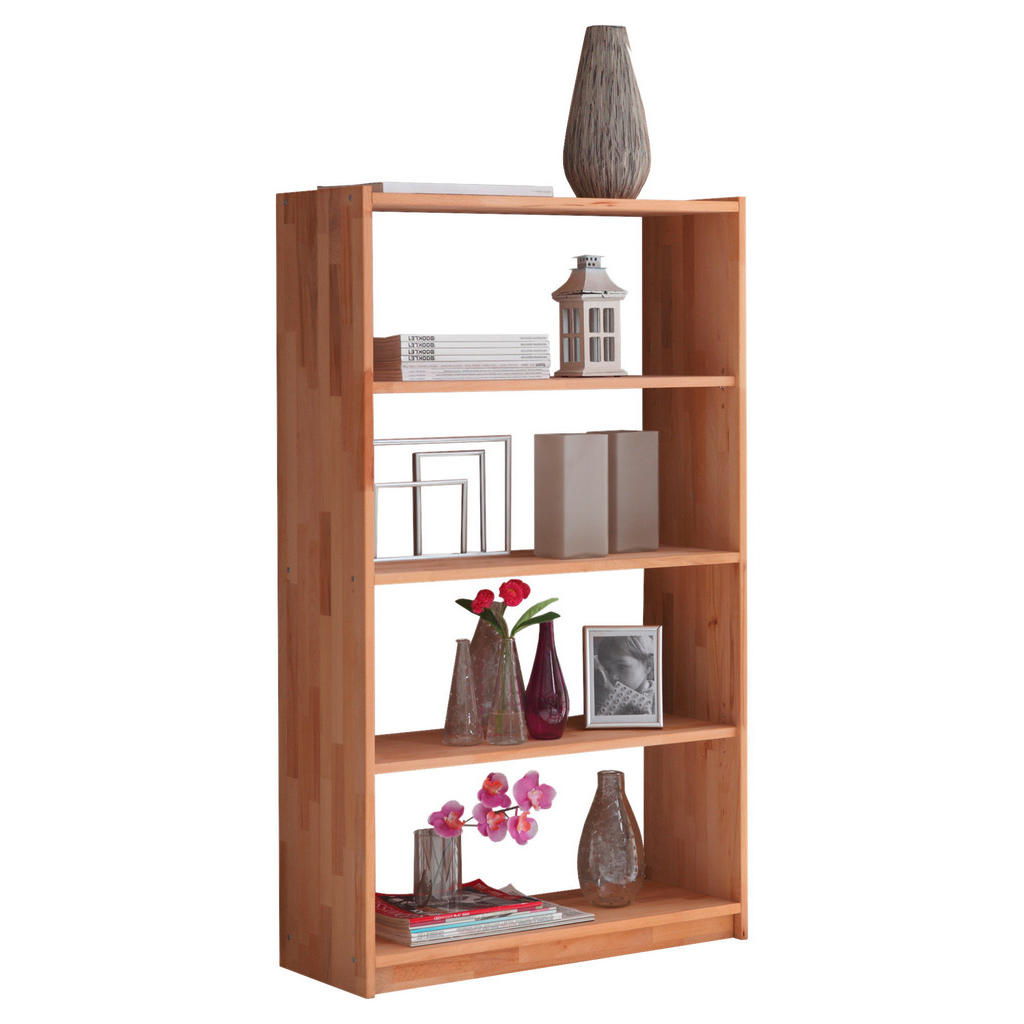 Regal Echtholz Massiv Simon 80 Cm Buche