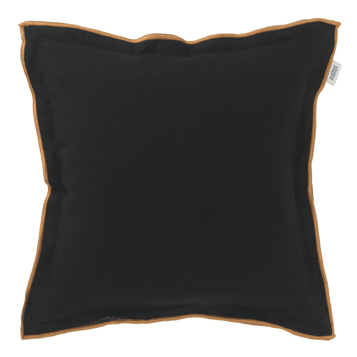 KISSENHÜLLE SW-LOOK 38/38 cm  - Schwarz, Basics, Textil (38/38cm) - Schöner Wohnen