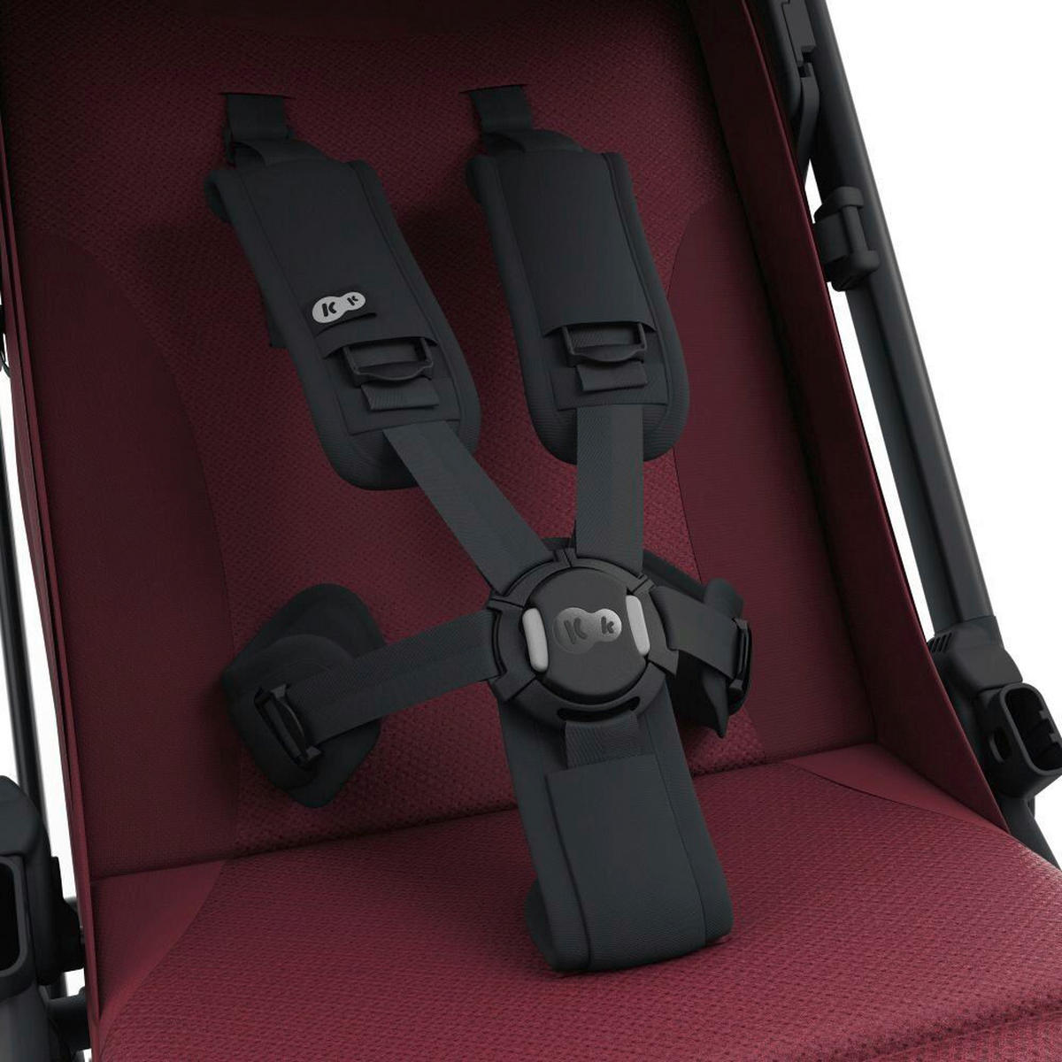 DJEČJA KOLICA  NUBI 3  - tamno ružičasta, Basics, metal/tekstil (68,5/53/106,5cm) - Kinderkraft