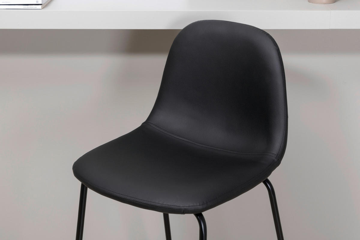 BARPALL SET i svart  - svart, Design, metall/textil (41,5/105/43cm) - Livetastic
