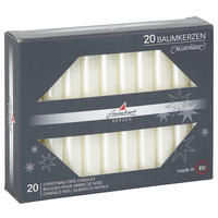 CHRISTBAUMKERZE  - Weiß, KONVENTIONELL (1/10cm)