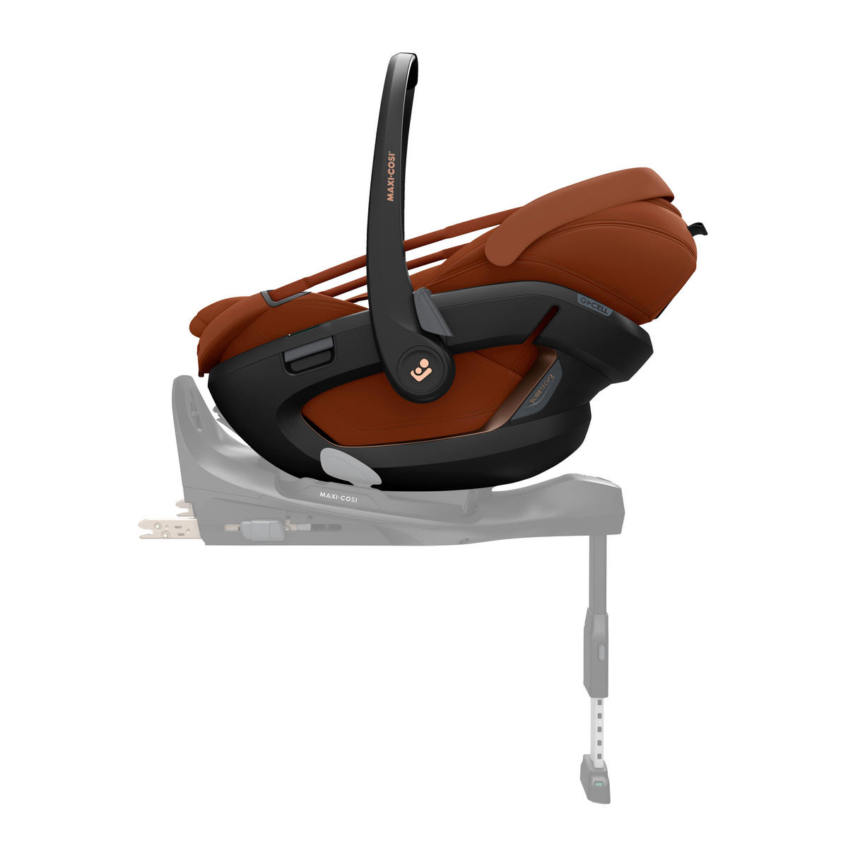 BABYSCHALE Coral Slide Pro  - Terracotta, Basics, Kunststoff/Textil (44/44,6/76cm) - Maxi-Cosi