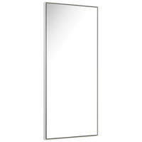 WANDSPIEGEL 51,9/119,5/5,5 cm  - Klar/Weiss, Design, Glas/Holzwerkstoff (51,9/119,5/5,5cm) - Dieter Knoll