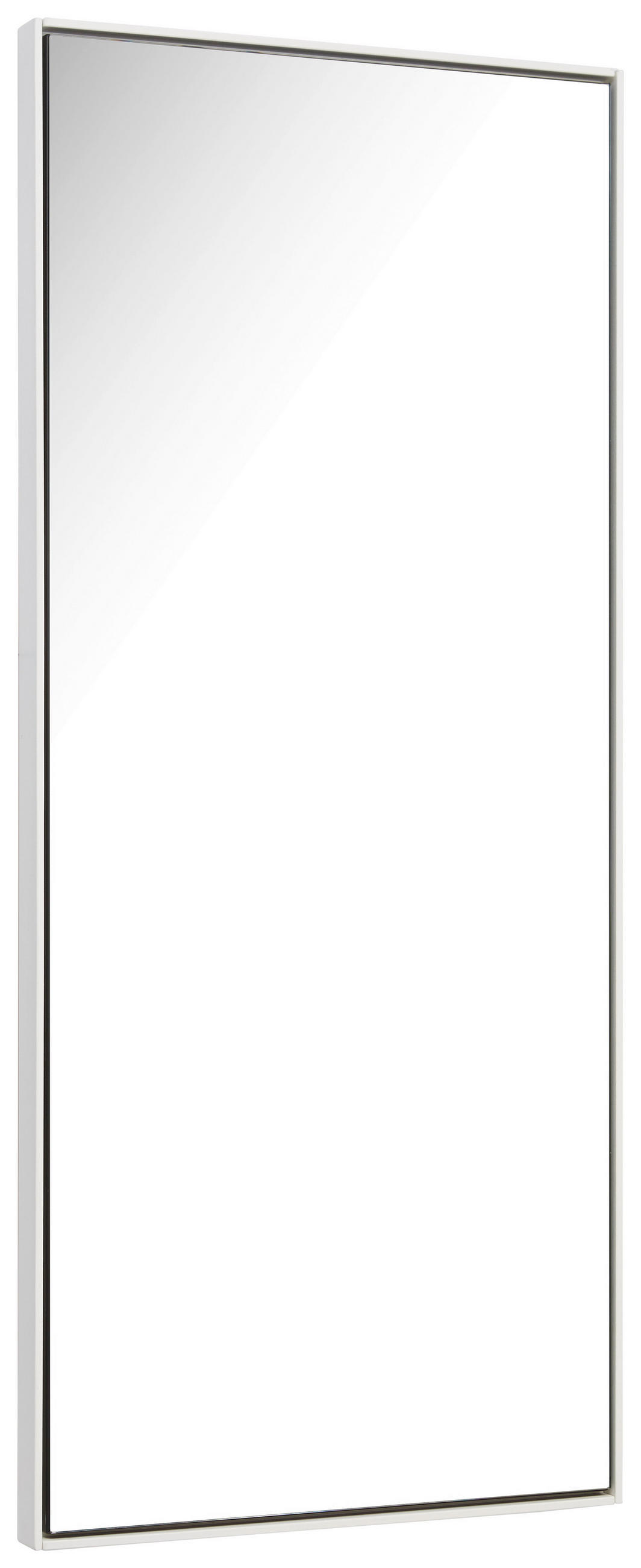 WANDSPIEGEL 51,9/119,5/5,5 cm  - Klar/Weiss, Design, Glas/Holzwerkstoff (51,9/119,5/5,5cm) - Dieter Knoll