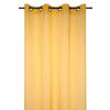 KONČANA ZAVESA  pol prosojno   135/260 cm  - rumena, Basics, tekstil (135/260cm)
