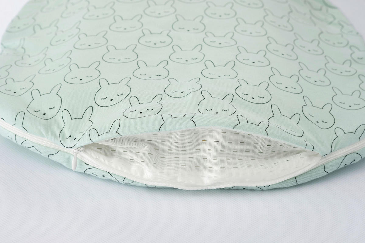 BABYSCHLAFSACKSET LIEBMICH    56/62   - Weiß/Grün, Basics, Textil (56/62null) - Träumeland
