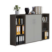 AKTENSCHRANK 172,6/113,6/33 cm  - Anthrazit/Hellgrau, MODERN, Holzwerkstoff (172,6/113,6/33cm) - MID.YOU