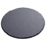 PLATZTELLER 20 cm  - Schieferfarben, KONVENTIONELL, Stein (20cm) - Ambia Home