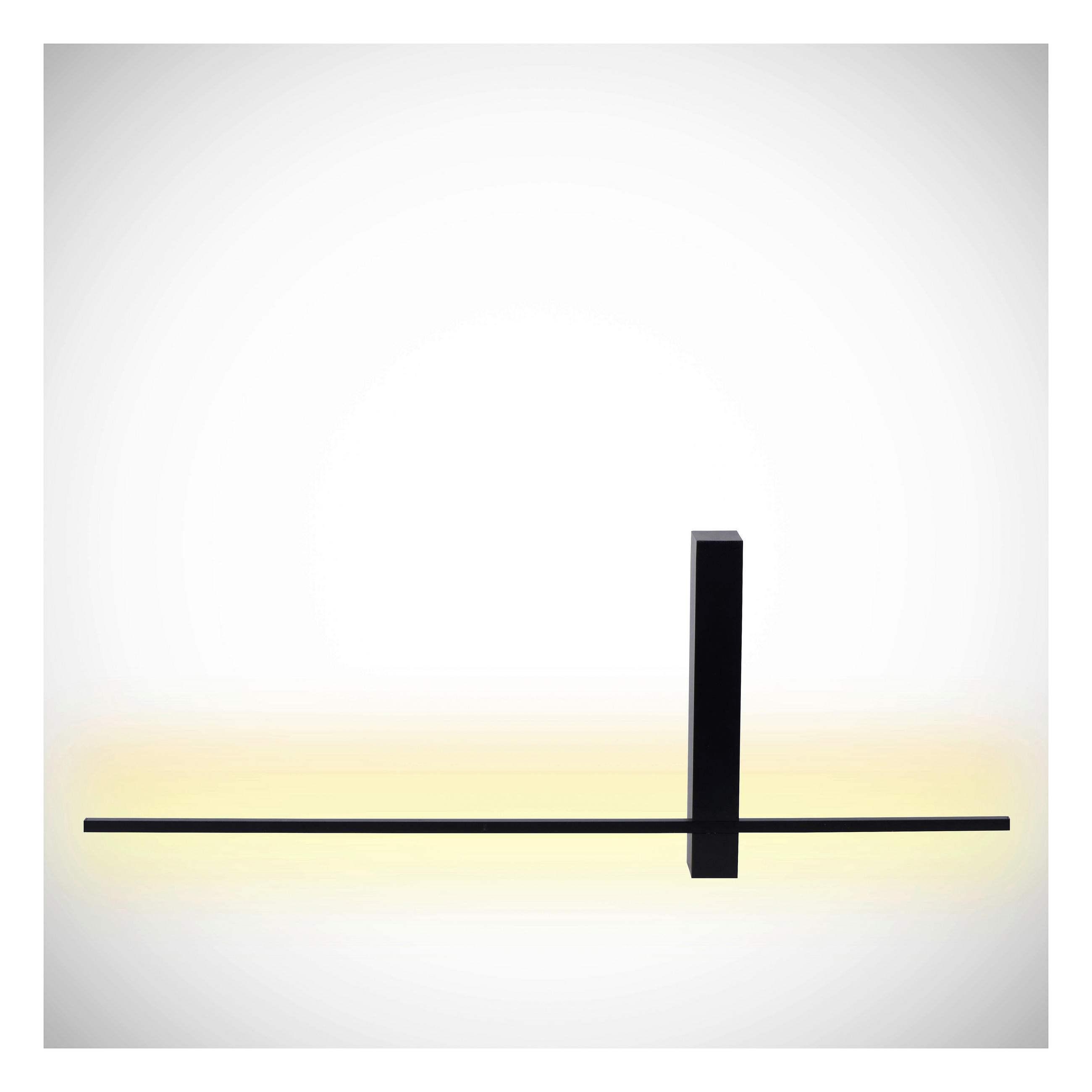 LED-WANDLEUCHTE 60/4/22 cm   - Schwarz, Design, Metall (60/4/22cm) - Lucide