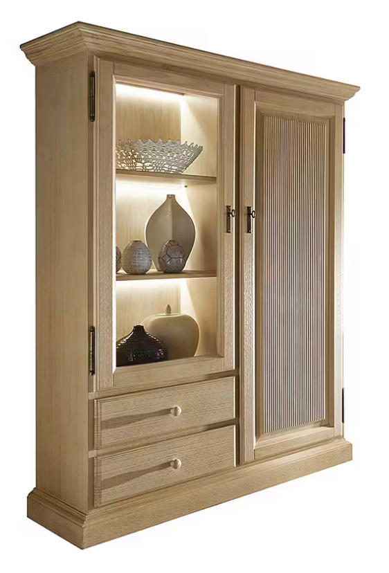 HIGHBOARD  in 121/170/47 cm  - Beige, Design, Holz (121/170/47cm) - Livetastic