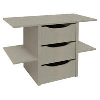 FIÓKOS SZEKRÉNYBETÉT - világosbarna, Design, faalapú anyag (88/57/45cm) - Carryhome