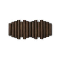 WANDGARDEROBE  in Kiefer Walnussfarben  - Walnussfarben, Basics, Holz (38/17/4cm) - Umbra