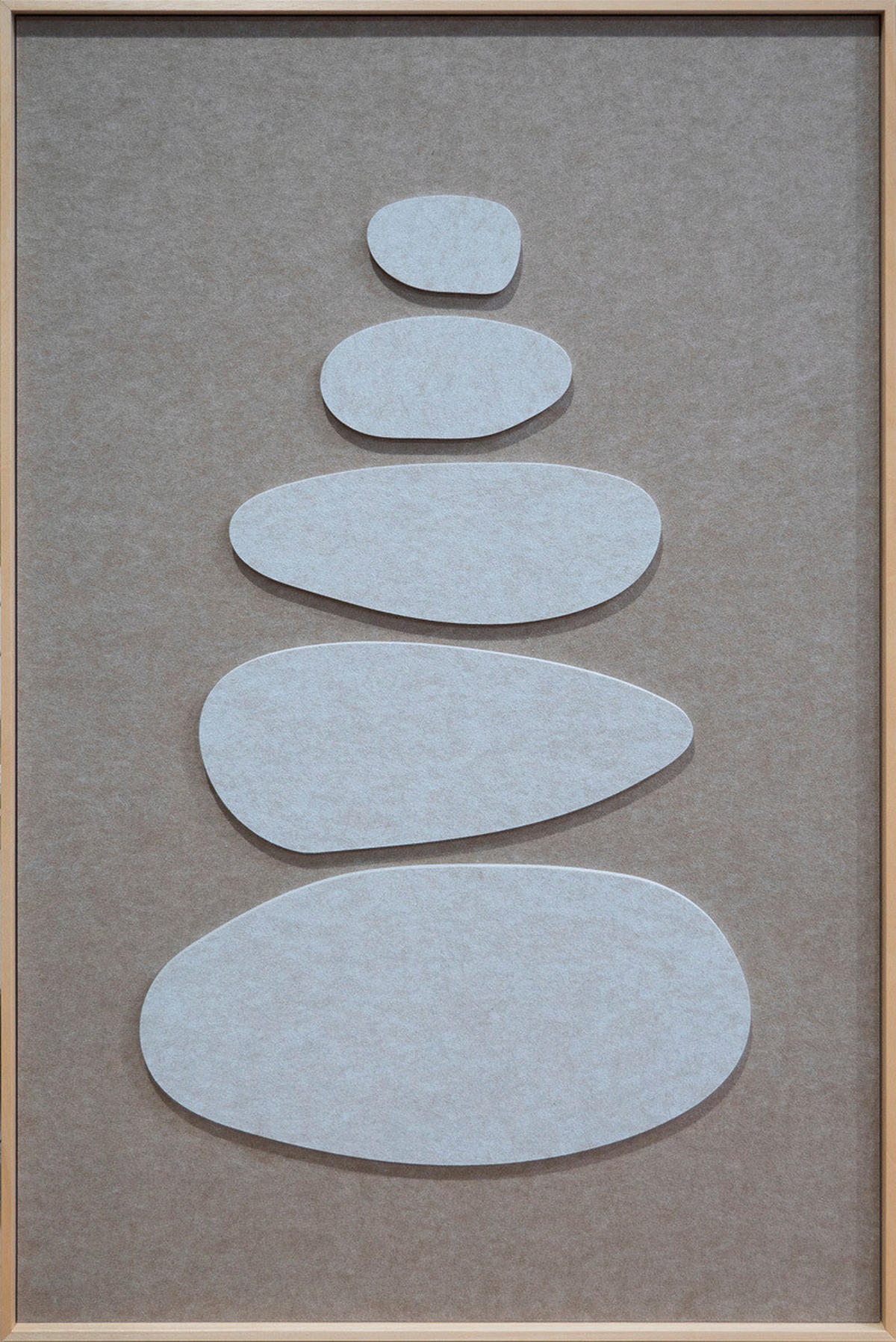 BILD Steine  - Hellbraun/Beige, Basics, Holz/Kunststoff (80/120/10cm)