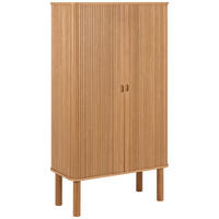 VISOKA KOMODA, barve hrasta  - barve hrasta, Trend, leseni material (80/145/40cm) - MID.YOU