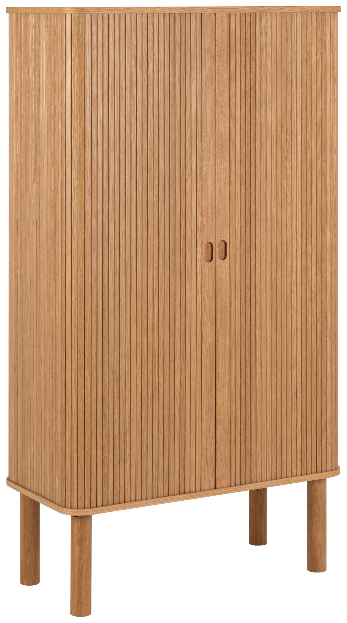 VISOKA KOMODA, barve hrasta  - barve hrasta, Trend, leseni material (80/145/40cm) - MID.YOU