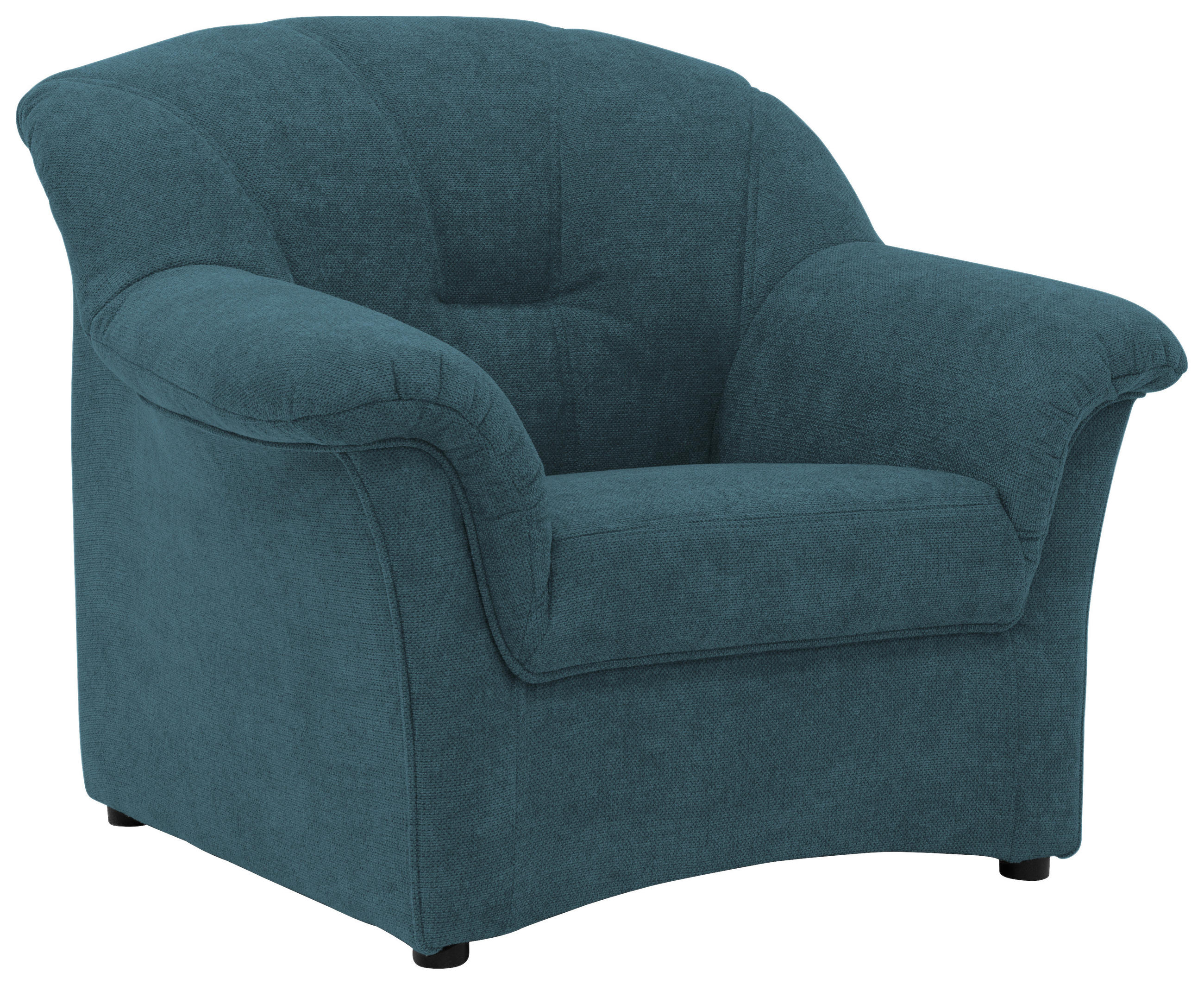 SESSEL Mikrofaser Petrol    - Petrol/Schwarz, KONVENTIONELL, Kunststoff/Textil (99/84/82cm) - MID.YOU