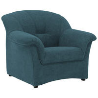 SESSEL Mikrofaser Petrol    - Petrol/Schwarz, KONVENTIONELL, Kunststoff/Textil (99/84/82cm) - MID.YOU