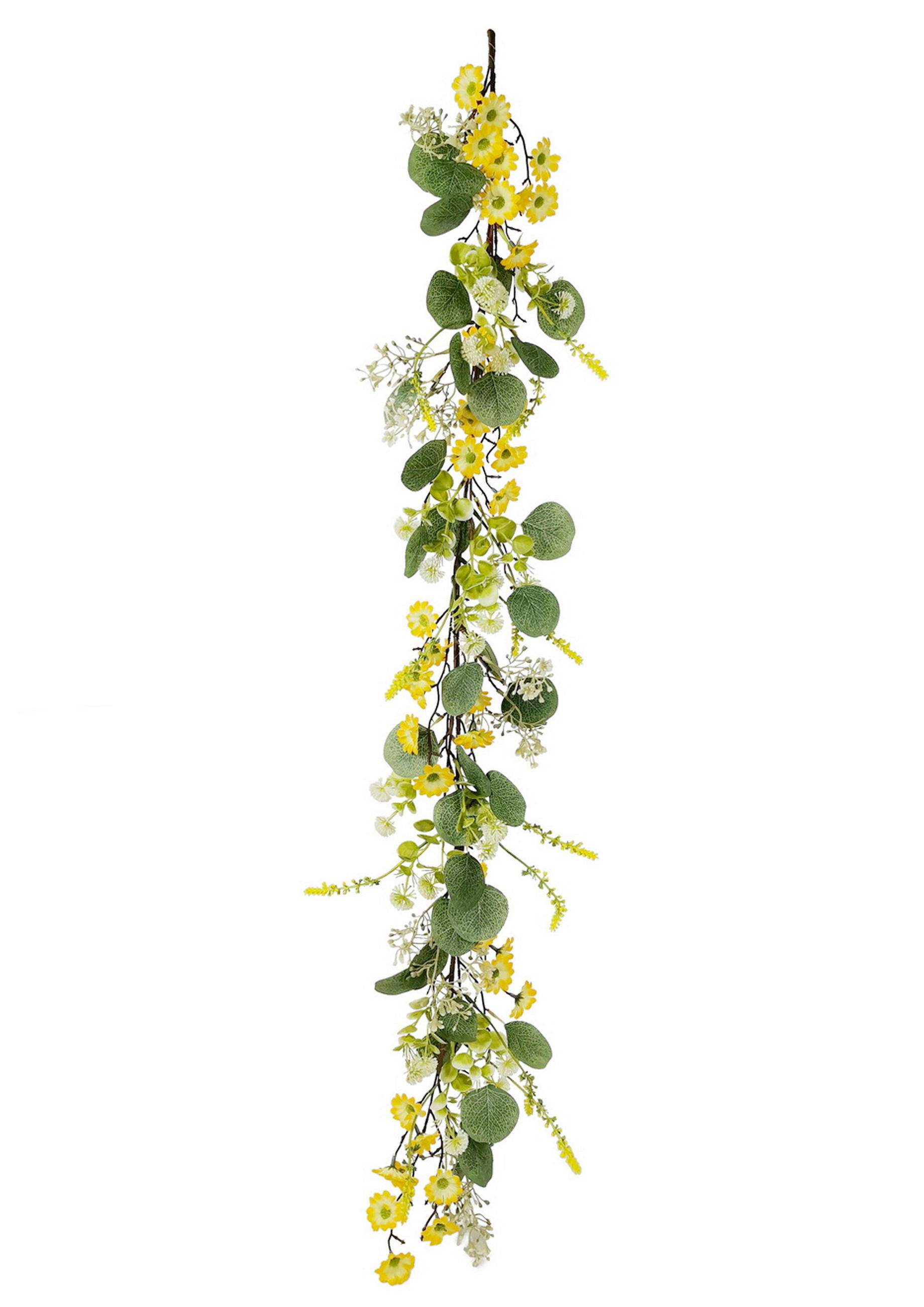 XXXLutz Girlande Gelb, Hellgrün 120 cm