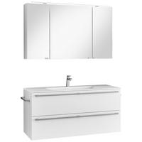 BADEZIMMER  in 120 cm  - Weiß, KONVENTIONELL, Glas/Keramik (120cm) - Celina Home