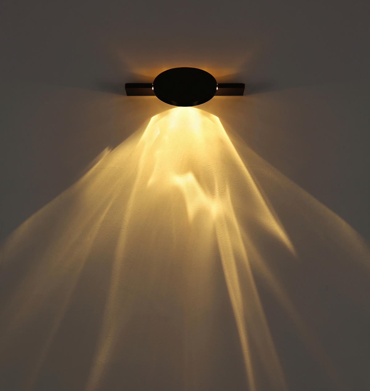 LED-WANDLEUCHTE Jasper 10/28 cm  - Schwarz, Design, Metall (10/28cm) - Globo