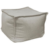 POUF Cord Taupe 70/70/40 cm  - Taupe, Design, Textil (70/70/40cm) - Carryhome